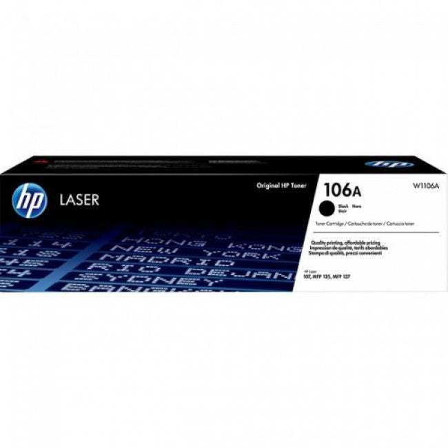 Toner HP LaserJet Original 106A Preto