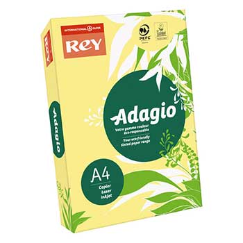 Papel Fotocopia Adagio(cd15) A4 80gr Amarelo Fluorescente 1x500Fls.