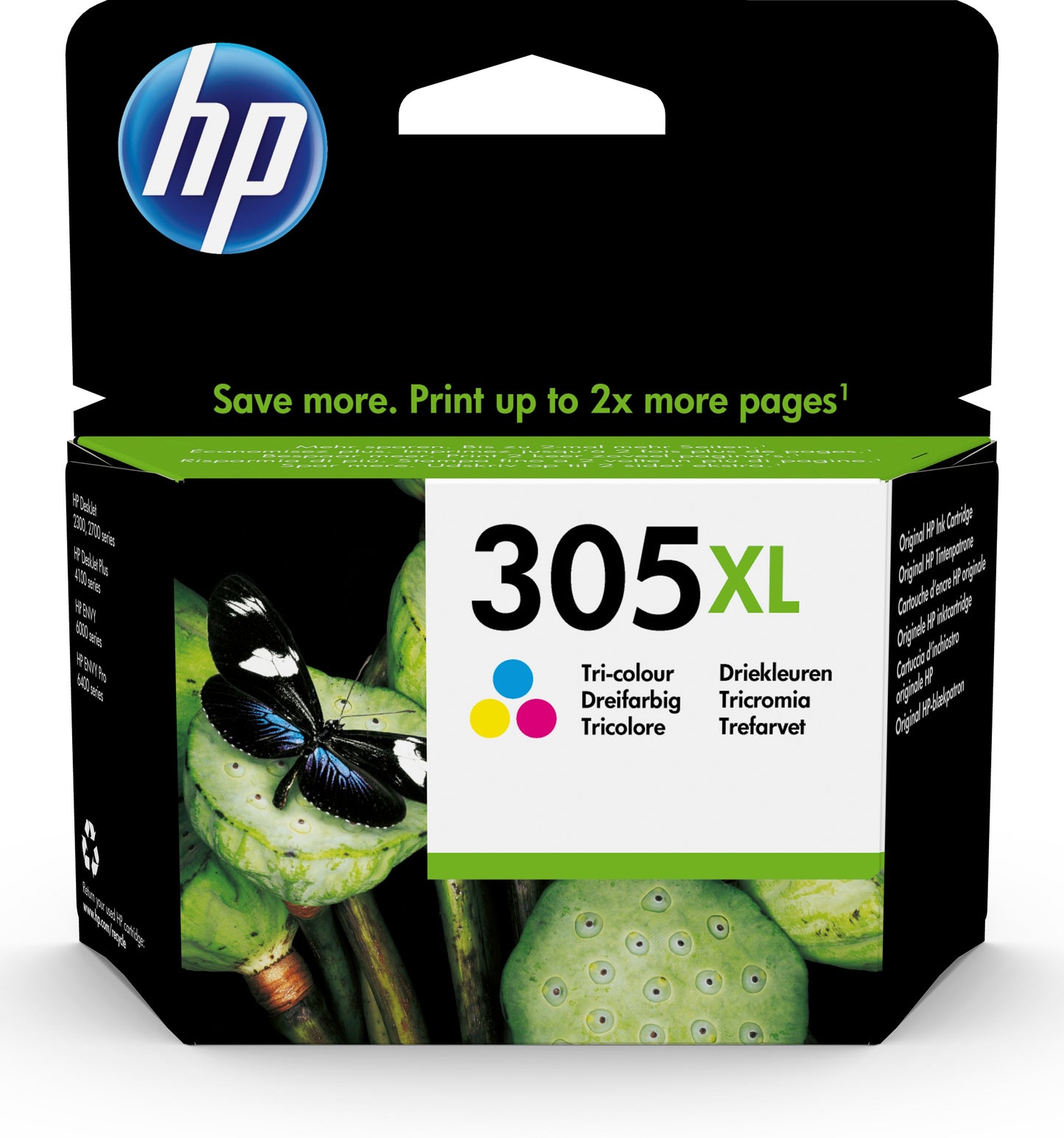 Tinteiro HP 305XL Original Tricolor
