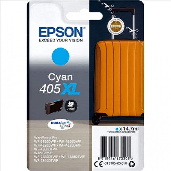Tinteiro Epson 405XL Azul Original