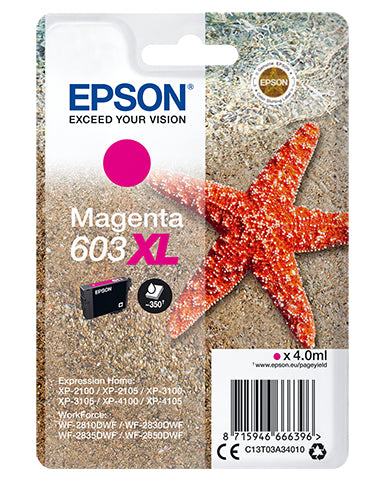 Tinteiro Epson 603XL Magenta Original