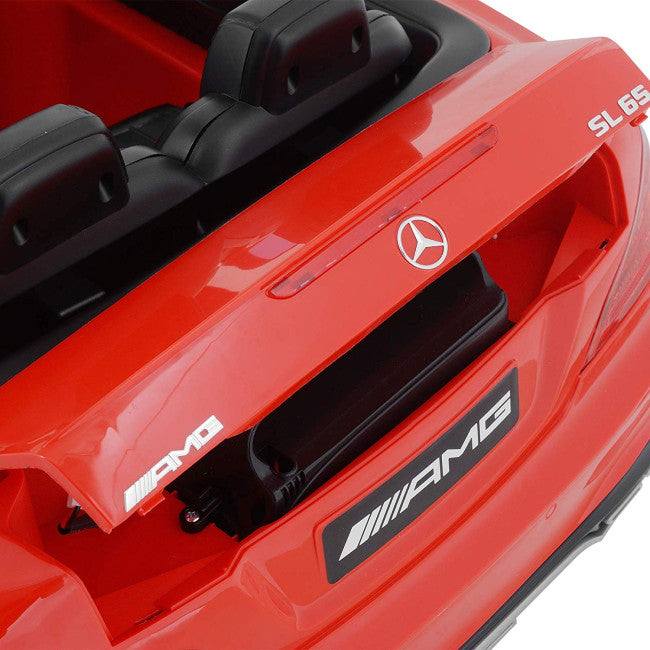Carro Elétrico Mercedes SL65 12V Bateria c/ Comando Vermelho