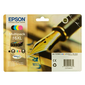 Conjunto 4 Tinteiros Epson 16XL Original