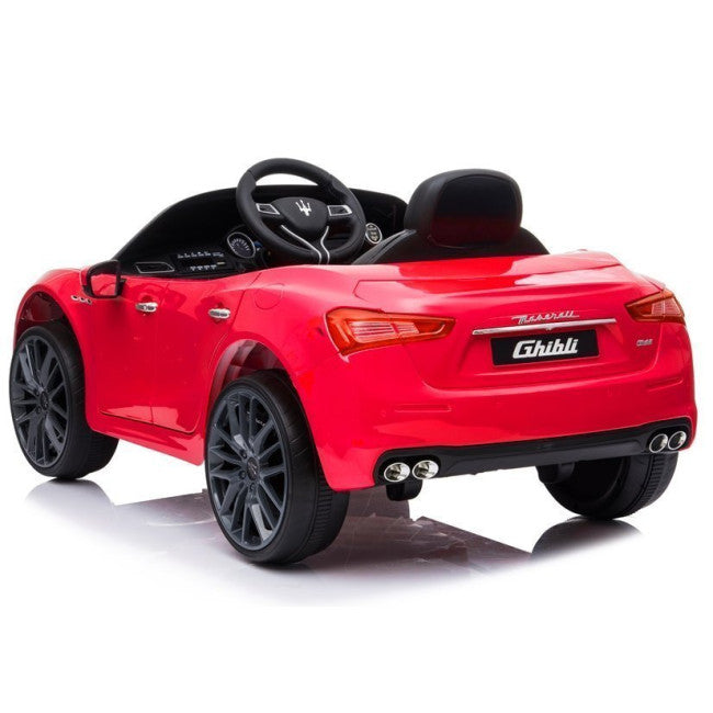 Carro Elétrico Maserati Ghibli SL631 12V Bateria c/ Comando Vermelho