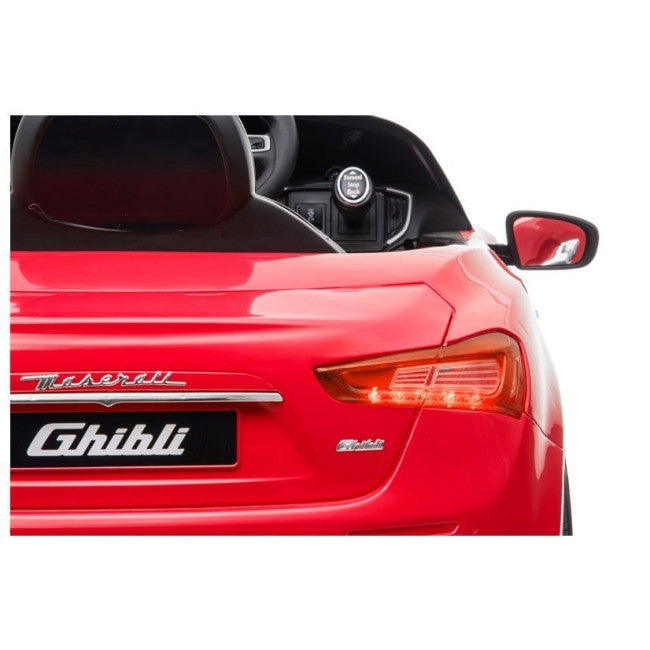 Carro Elétrico Maserati Ghibli SL631 12V Bateria c/ Comando Vermelho