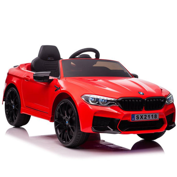 Carro Elétrico BMW M5 12V Bateria c/ Comando Vermelho