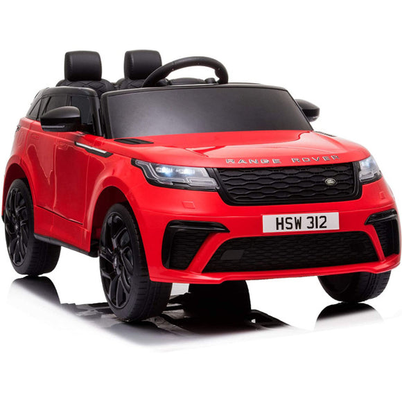 Carro Elétrico Range Rover VELAR 12V Bateria c/ Comando Vermelho