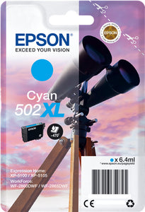 Tinteiro Epson 502XL Azul Original Série Binóculos T02W2