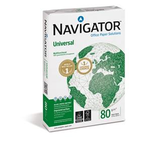 Papel Fotocopia A4 80gr Navigator (Universal) 5x500 Folhas
