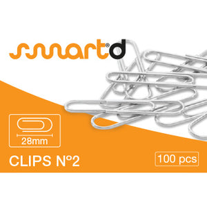 Clips N 02 28mm SmartD Pack.2Cxs.