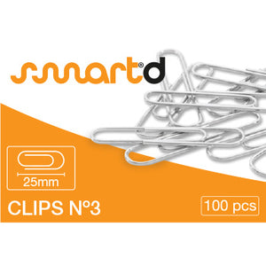 Clips N 03 25mm SmartD Pack. 2Cxs.