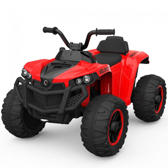 Moto 4 Elétrica ATV 4x2 Velocity Bateria 12v Vermelha