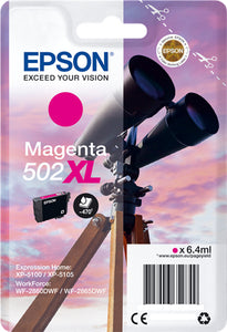 Tinteiro Epson 502XL Magenta Original Série Binóculos T02W3