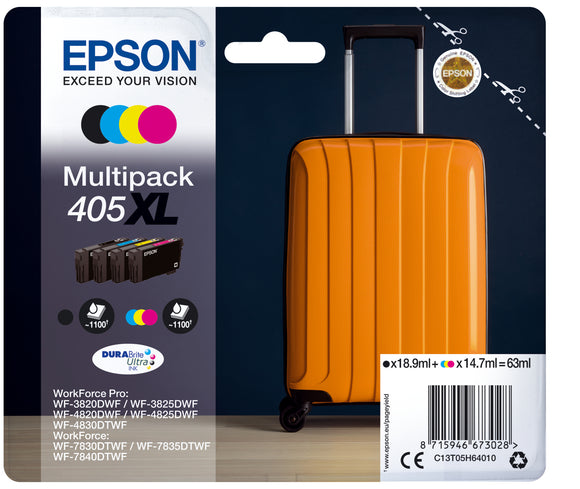 Multipack 4 Tinteiros Epson 405XL Originais