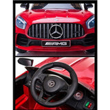 Carro Elétrico Mercedes GTR 12V Bateria c/ Comando Vermelho